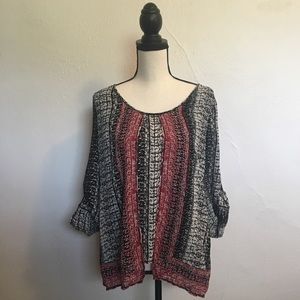 Max Studio Printed Blouse